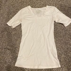 Off-White Half Sleeve Under Shirt